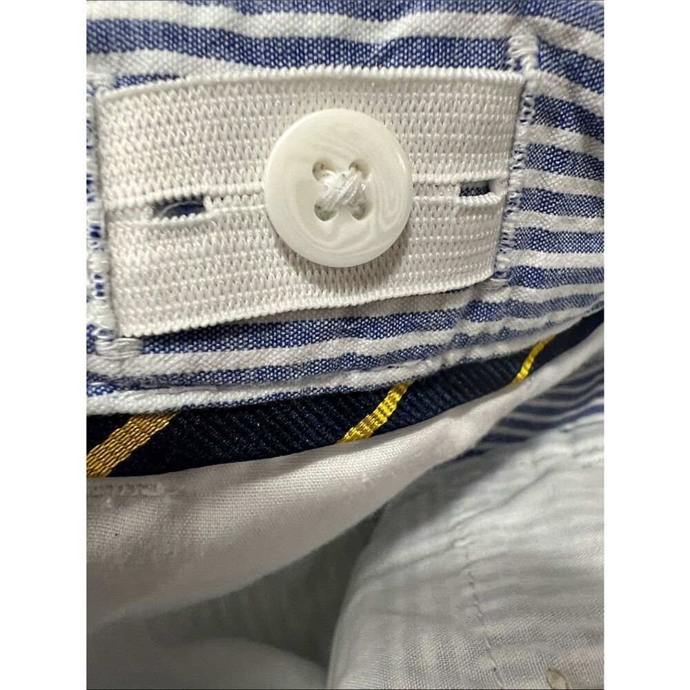 Polo Ralph Lauren blue And white stripe searsucker shorts size 10 - Picture 9 of 12
